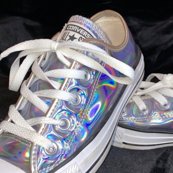 converse holographic shoes
